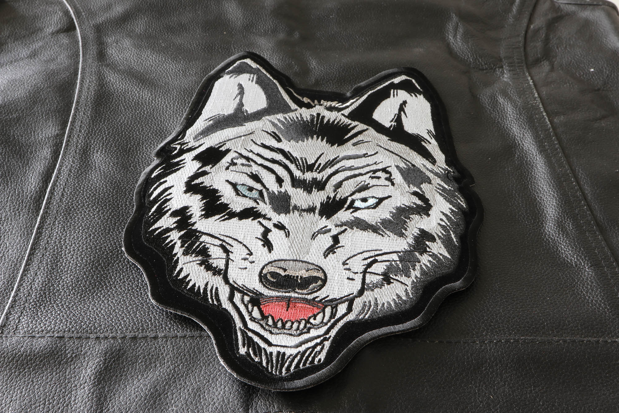 Wolf Patch, Large Back Patches for Jackets and Vests